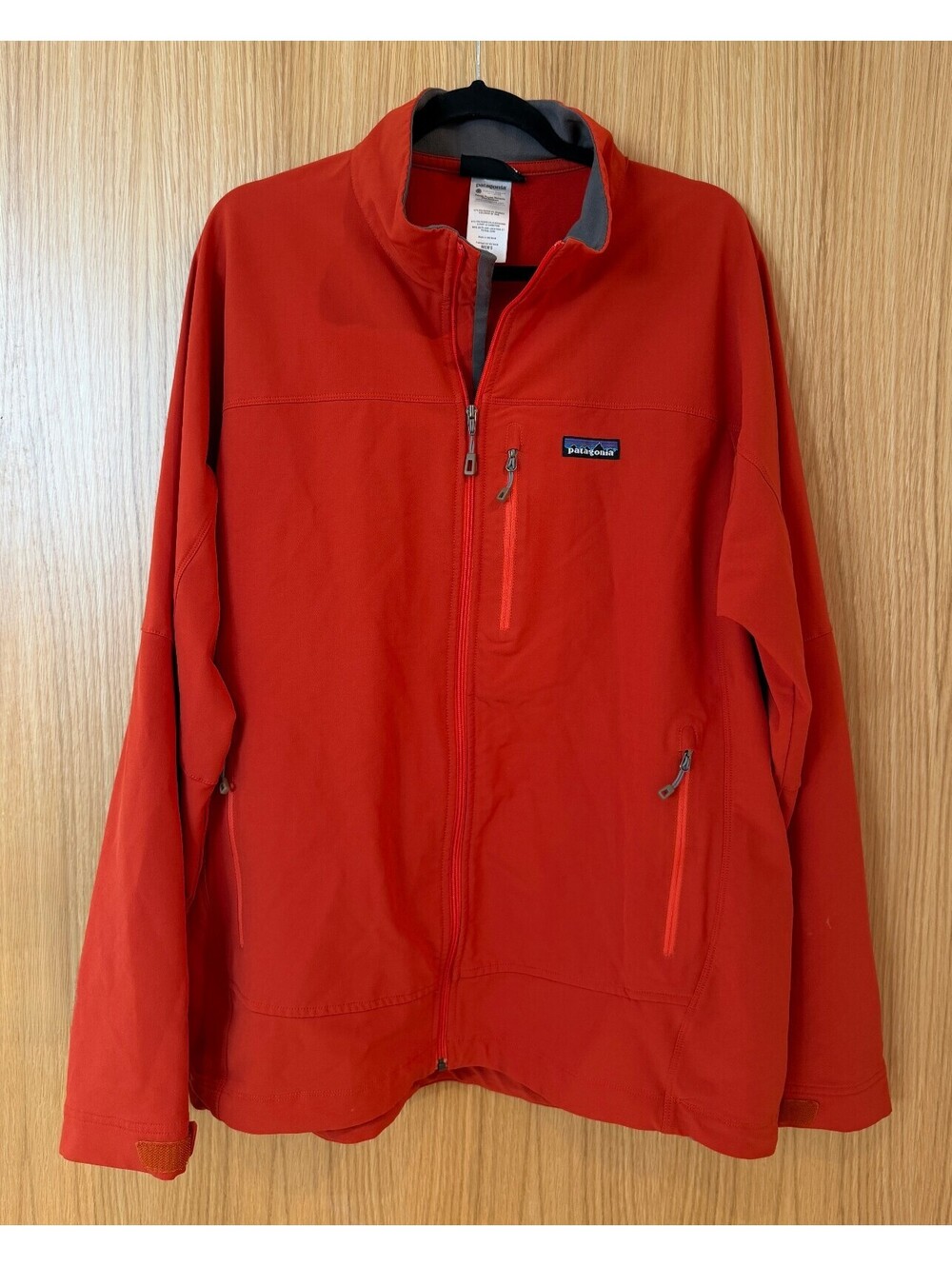 Patagonia Integral Softshell Jacket Orange Red Men’s XL Full Zip